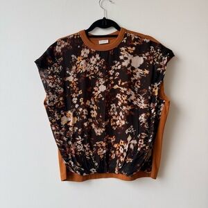Dries Van Noten Floral Print Blouse, Size S